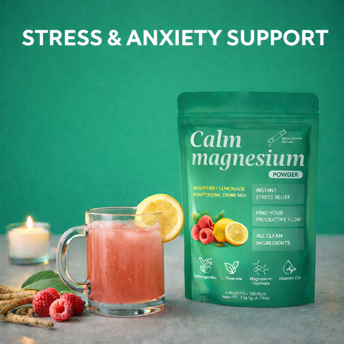 Daily Magnesium Glycinate Powder for Stress Relief